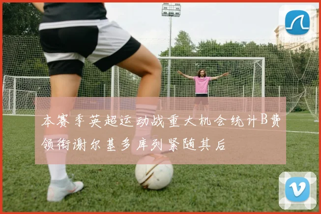 本赛季英超运动战重大机会统计B费领衔谢尔基多库列紧随其后